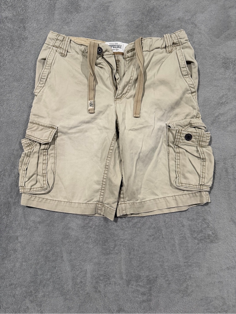 Sonoma Goods For Life Men’s Cargo Shorts Size 38 Khaki Beige 100% Cotton